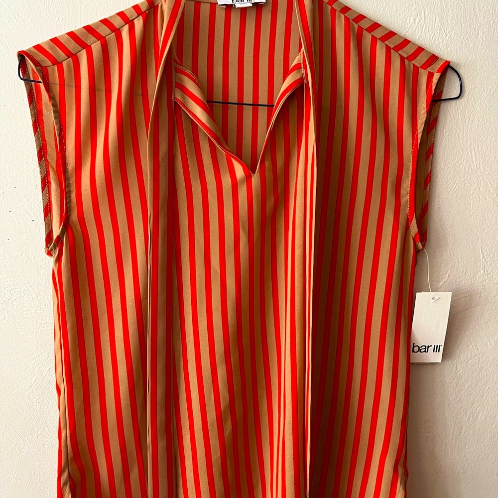 Bar III striped blouse